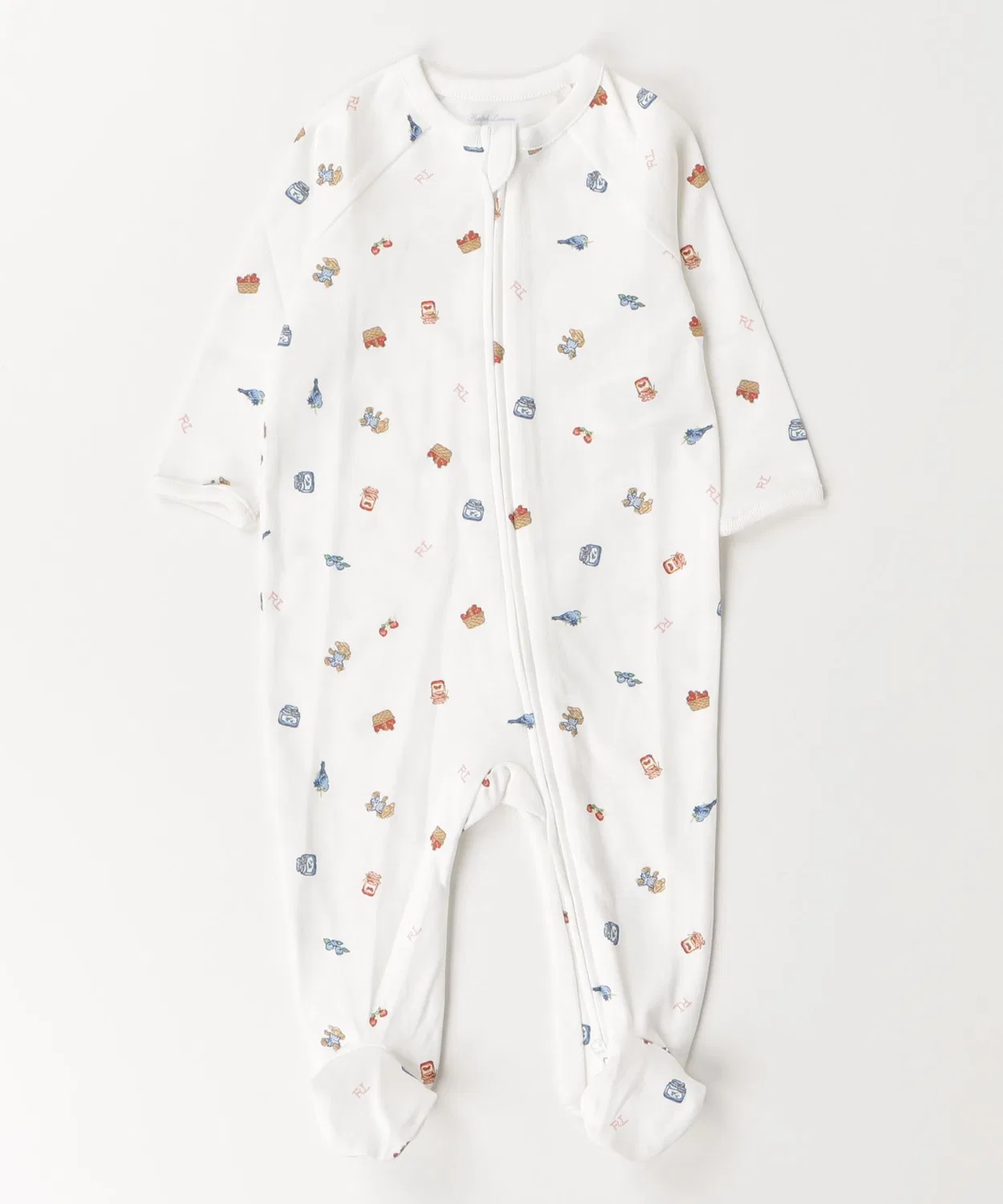 Комбинезон с принтом Polo Bear, хлопок, розовый — фото 4