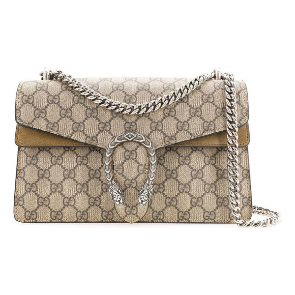 Сумка Gucci Dionysus Small GG Shoulder Bag, бежевая
