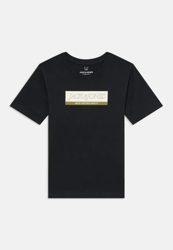 Футболка с принтом jorinwood block brand Jack & Jones Junior, Black