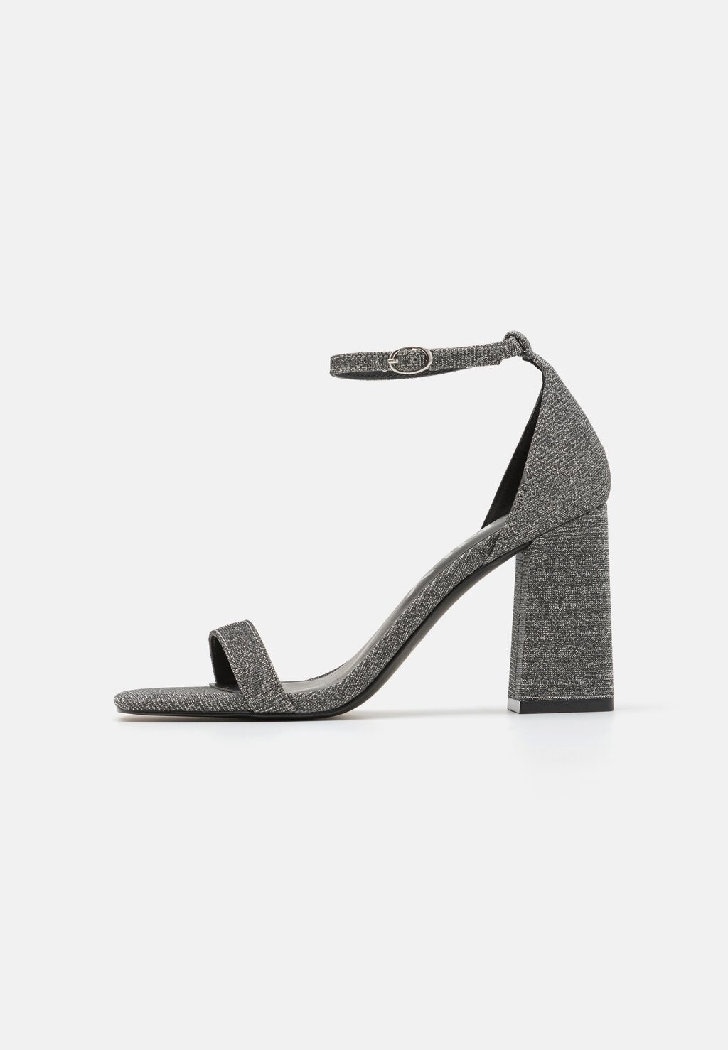 Босоножки на высоком каблуке ONLALYX ONLY SHOES, серебристый — фото 4