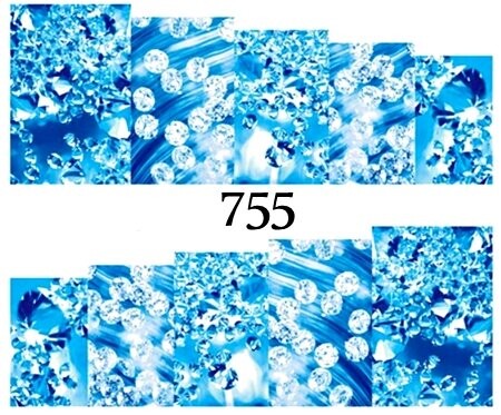 

Водные наклейки для ногтей - №755, Raisin