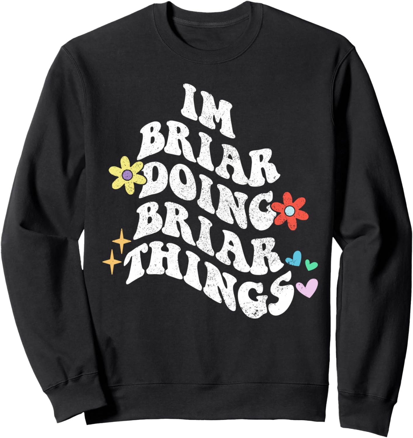 

Крутая толстовка с надписью Im Briar Doing Briar What ко Дню матери Personalized Name Mothers Day Outfit For Women, черный