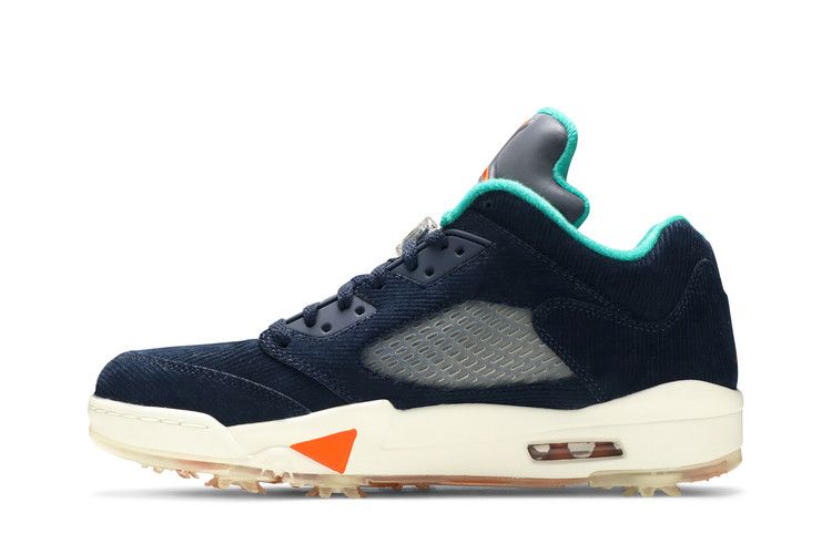 Бутсы Air Jordan Air Jordan 5 Low Golf NRG 'Lucky & Good', синий — фото 4