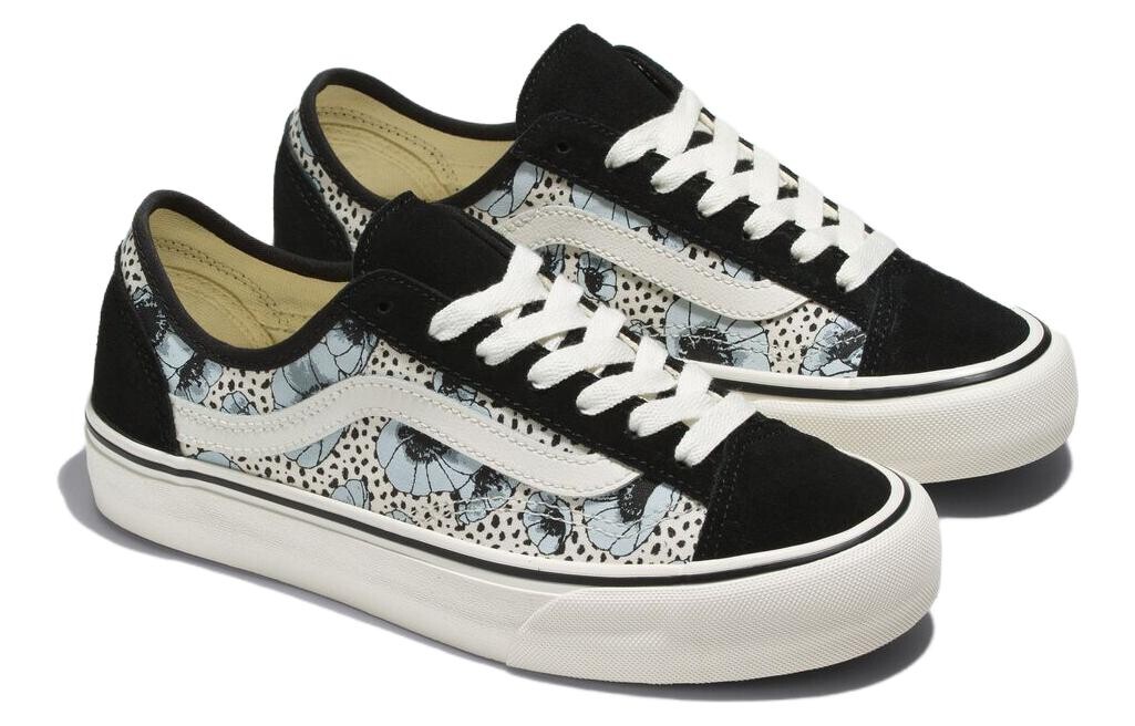 Кроссовки Vans Style 36 Decon VR3 'Black White Blue' — фото 2