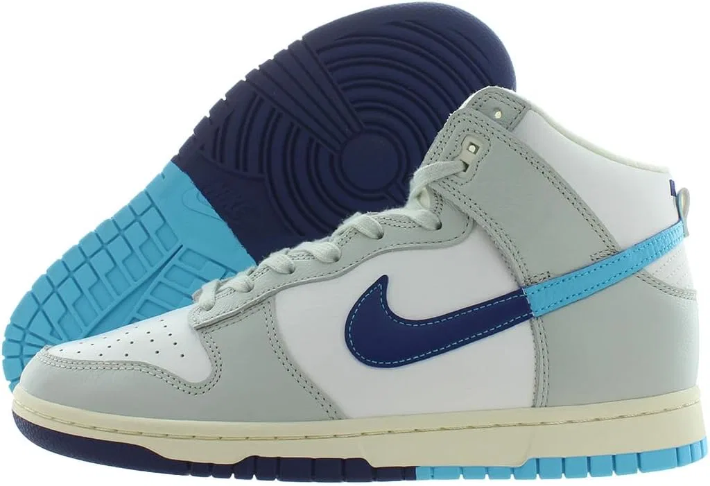 Кроссовки мужские Nike Dunk High, Summit White/Baltic Blue