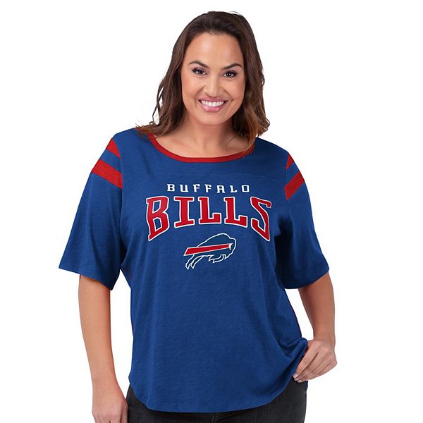 

Футболка Buffalo Bills для женщин, plus size G-Iii 4Her By Carl Banks