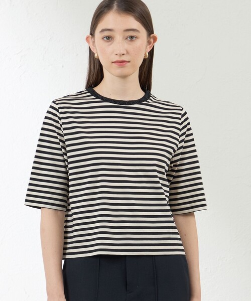 

Футболка полосатая, серый AMACA