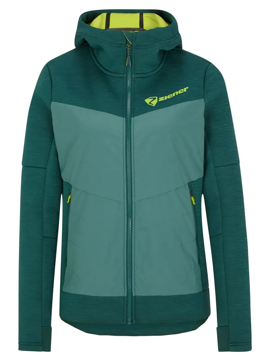 

Толстовка Ziener с капюшоном "JANOK", зеленый
