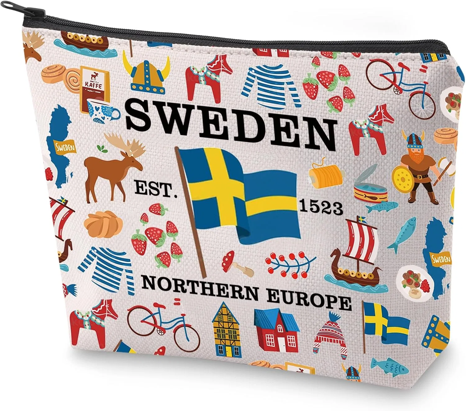 Косметичка-сувенир «SWEDEN EST.1523 NORDEUROPE» Levlo, Sweden