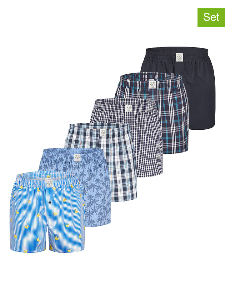 

MG-1 Комплект из 6 штук: боксерские трусы разных цветов