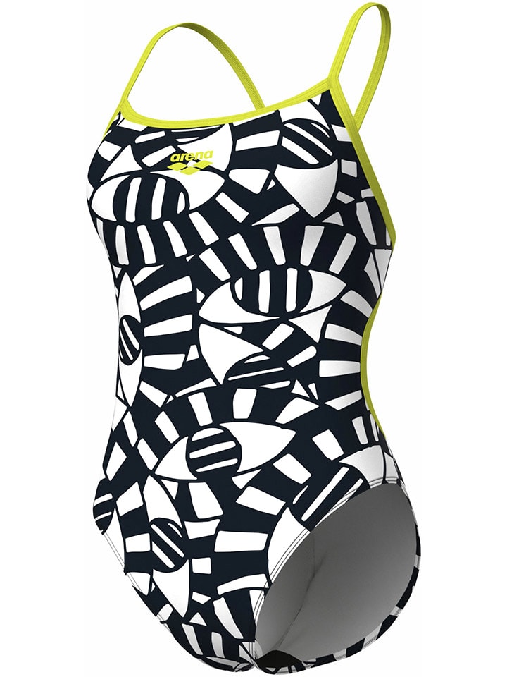 

Arena Купальник желто-черно-белого цвета