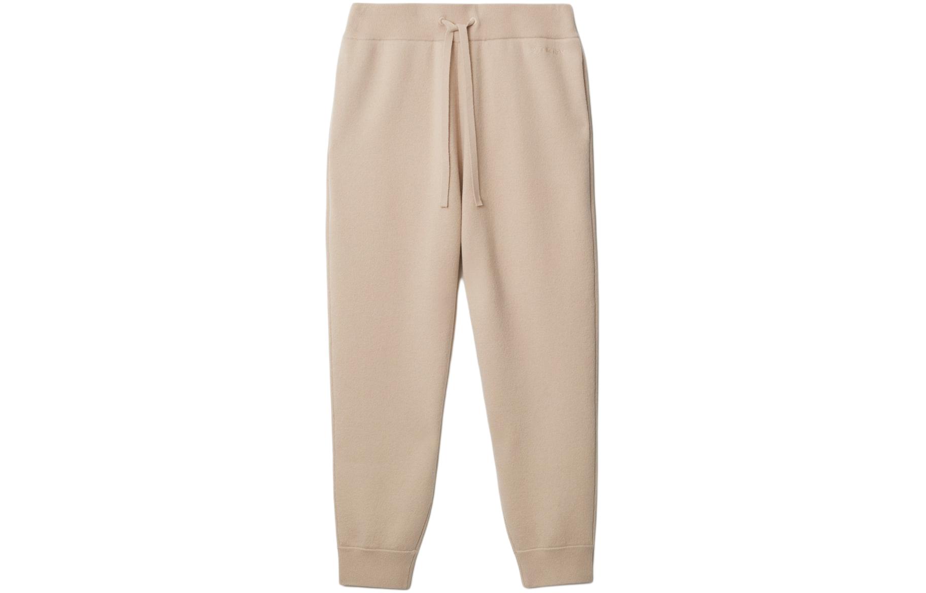 

Вязаные спортивные брюки мужские Burberry, розовые