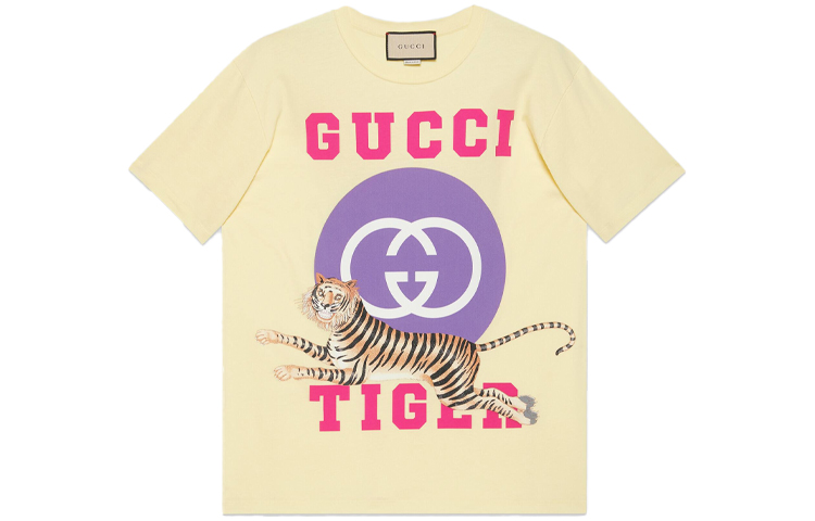 

Футболка женская светло-желтая GUCCI