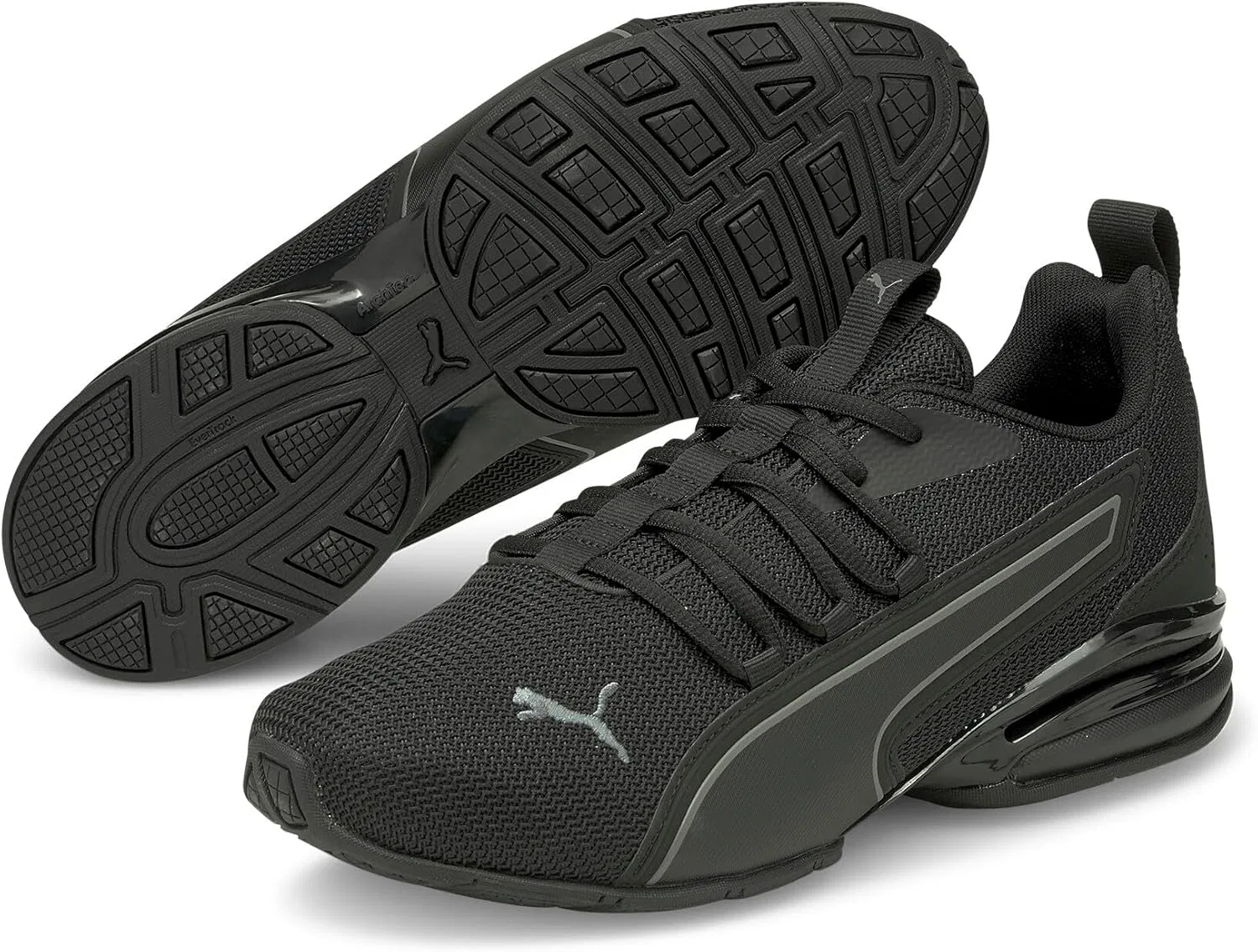 Мужские беговые кроссовки PUMA Axelion Nxt Camo, Puma Black — фото 2