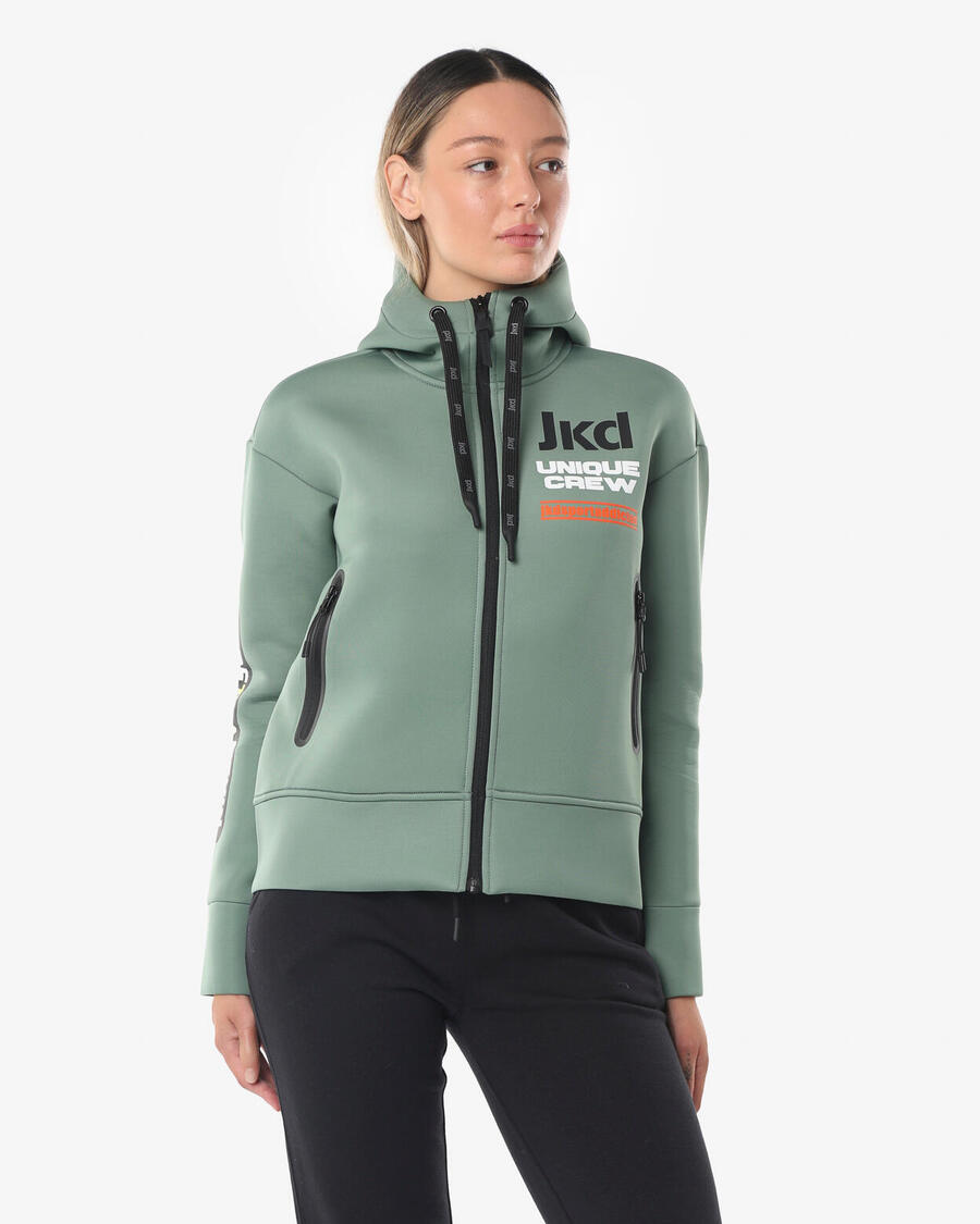 

JAKED Женская толстовка Moss из синтетического фитнес-материала