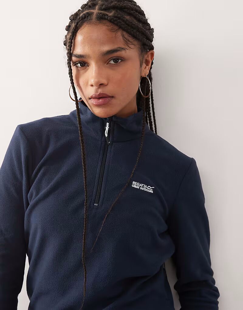 

Легкий флис Sweethart с полумолнией синего цвета Regatta