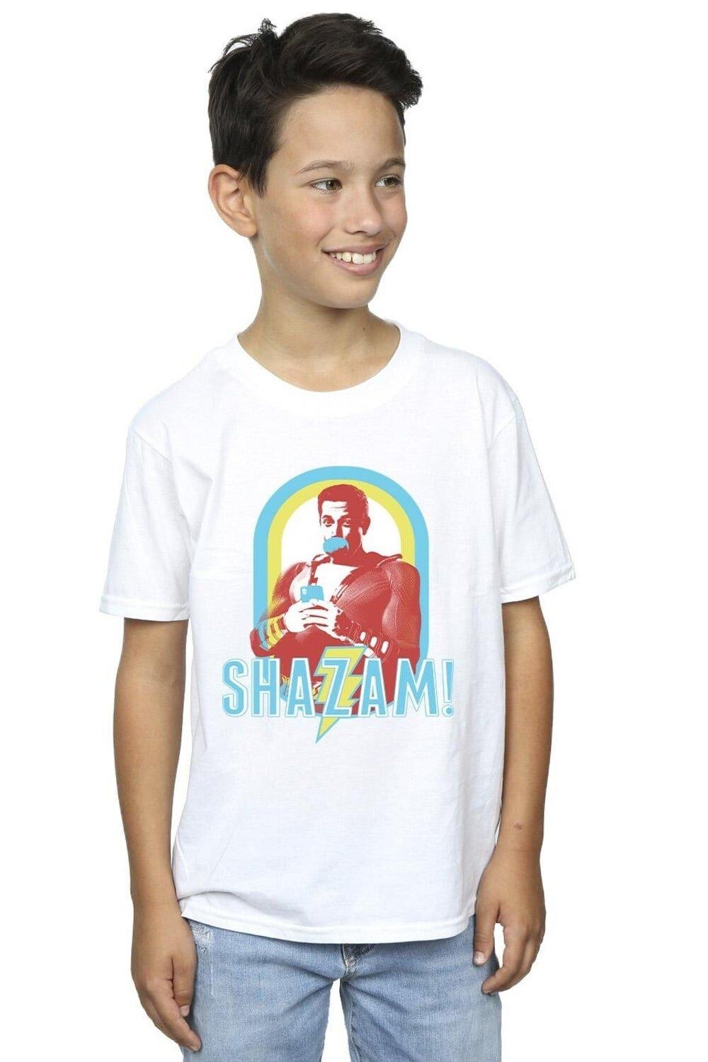 

Футболка в рамке Shazam Buble Gum DC Comics, белый