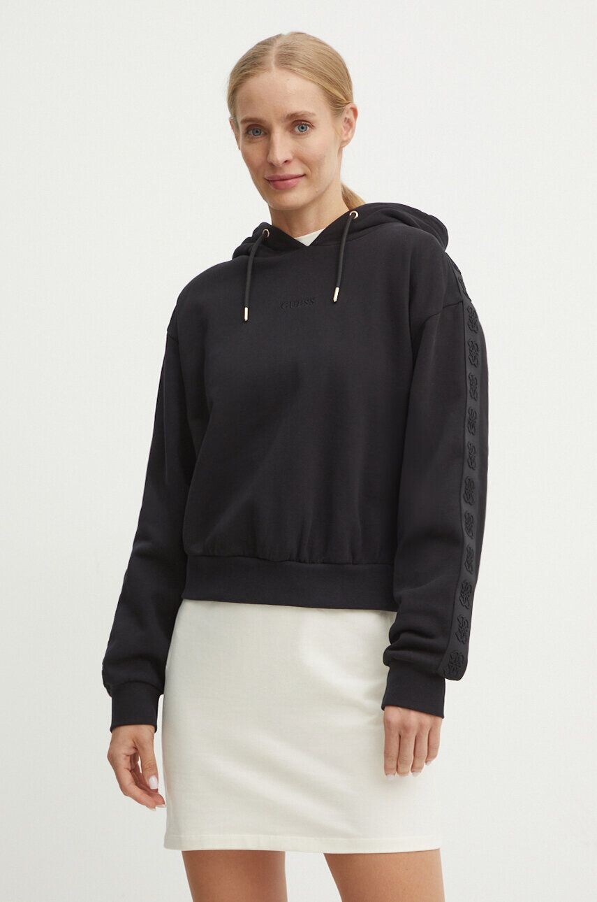 

Хлопковая толстовка Guess STACIE, черный