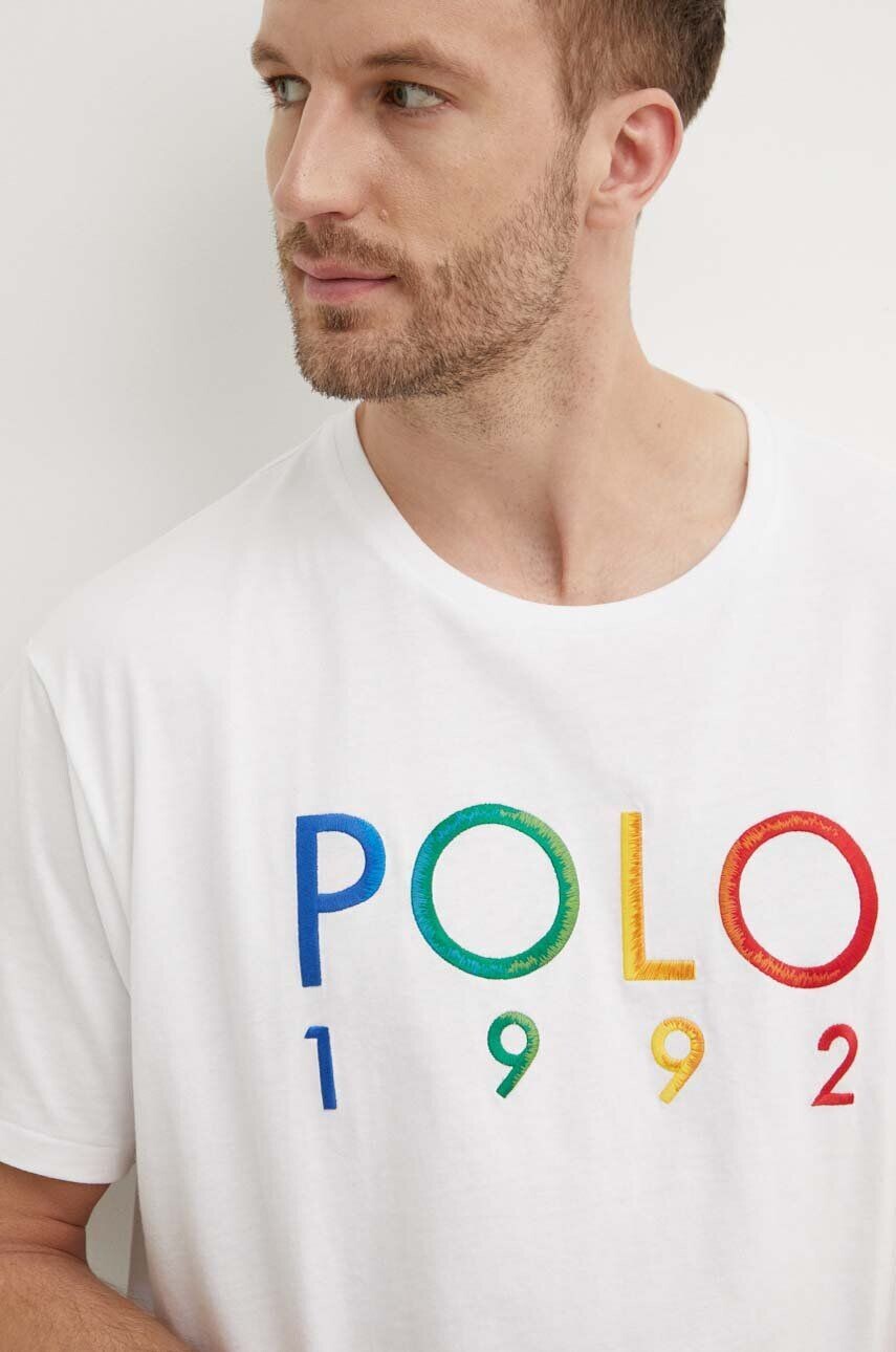 

Хлопковая футболка Polo Ralph Lauren, белый