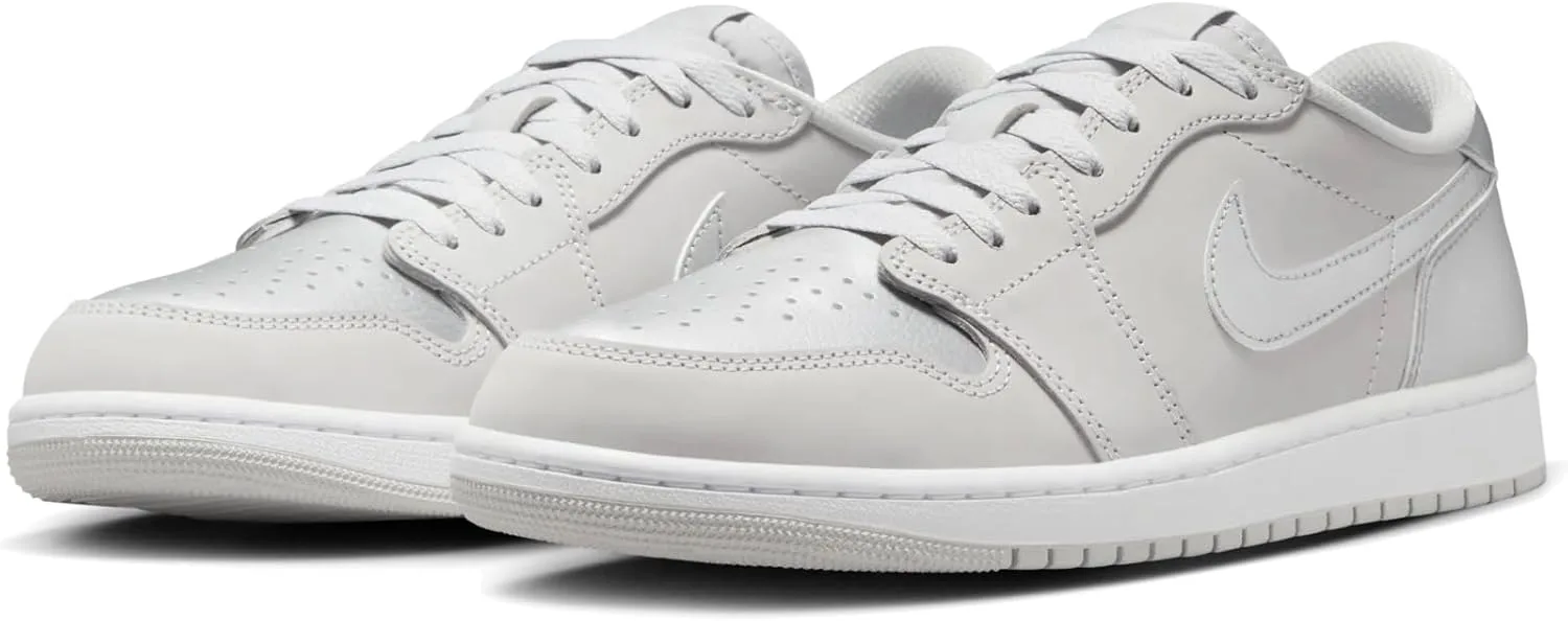 Мужские кроссовки NIKE Air Jordan 1 Retro Low, серый — фото 4