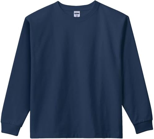 

Футболка с длинными рукавами LIFEMAX, плотная, 10,2 унции, сверхтяжелая, темно-синий