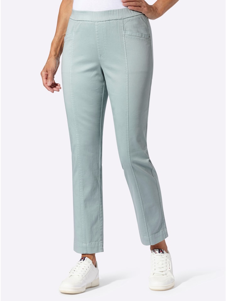 

Джинсы-слипоны цвета лайма и мяты WITT WEIDEN