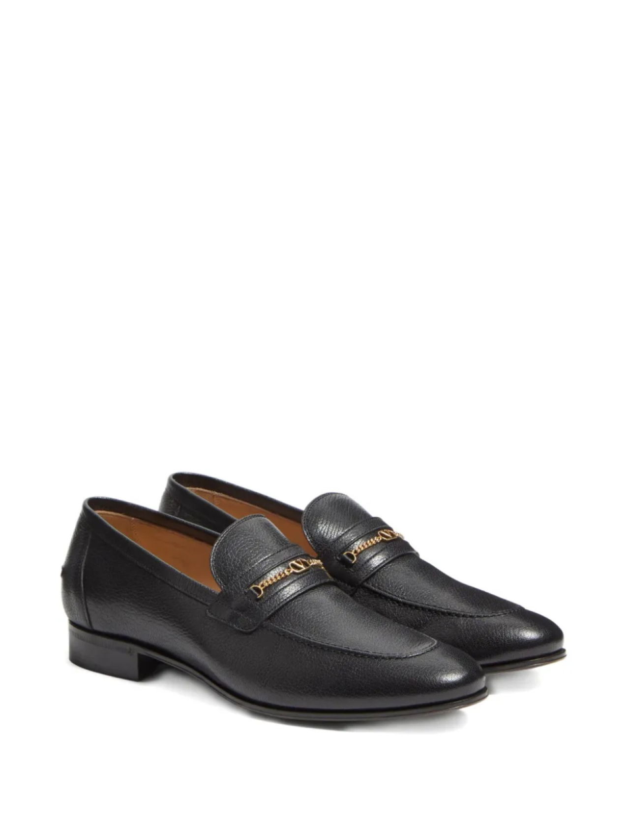 Лоферы Valentino Garavani VLOGO SIGNATURE KIDSKIN MOCCASIN, черный — фото 2
