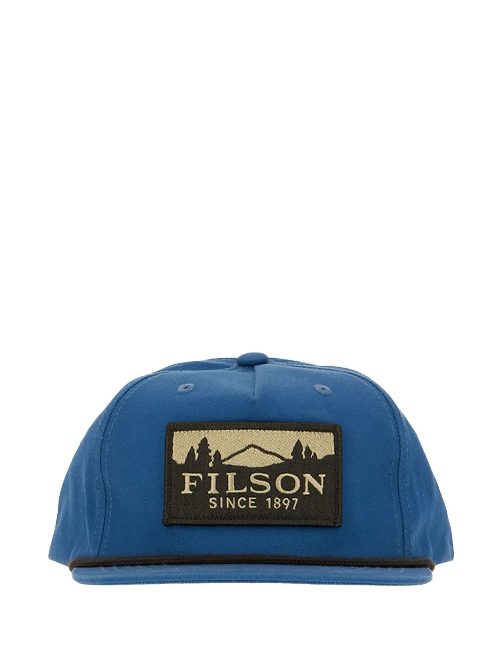 

Бейсболка с нашивкой-логотипом Filson, синий