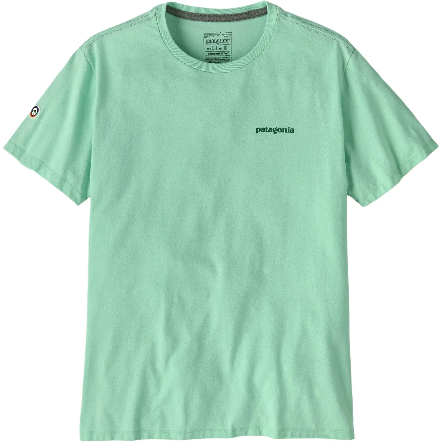 Футболка с логотипом Patagonia, Green/Rinsed Green