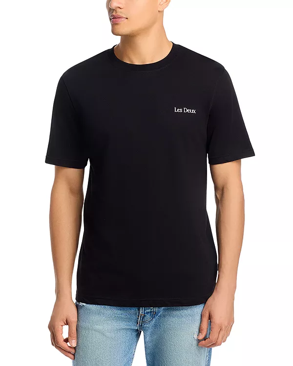 

Футболка с графическим принтом "Брэди" Les Deux, черный