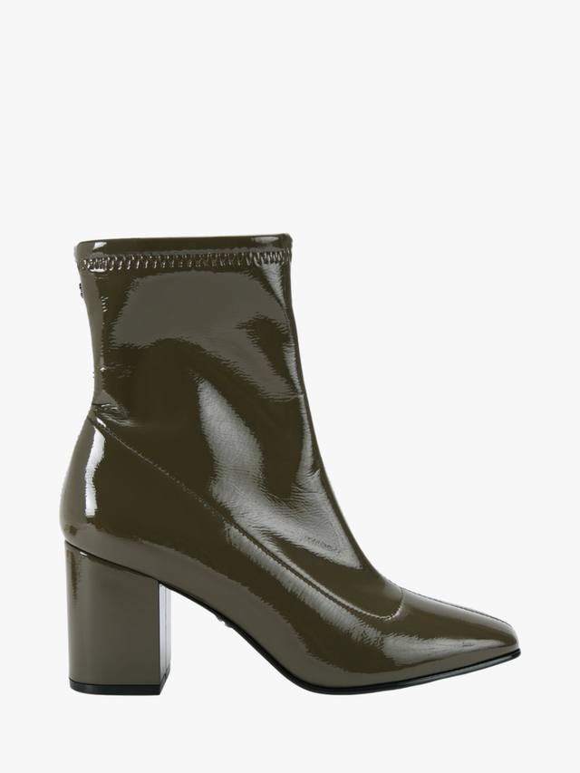 Лаковые ботинки Strut Patent до щиколотки Carvela, Green