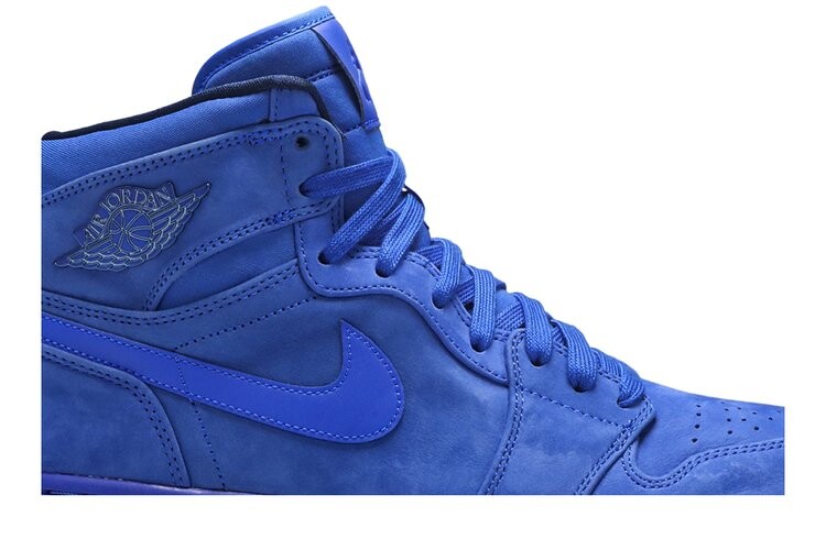 Кроссовки Air Jordan Wmns Air Jordan 1 Retro High Premium 'Blue Suede', синий — фото 2