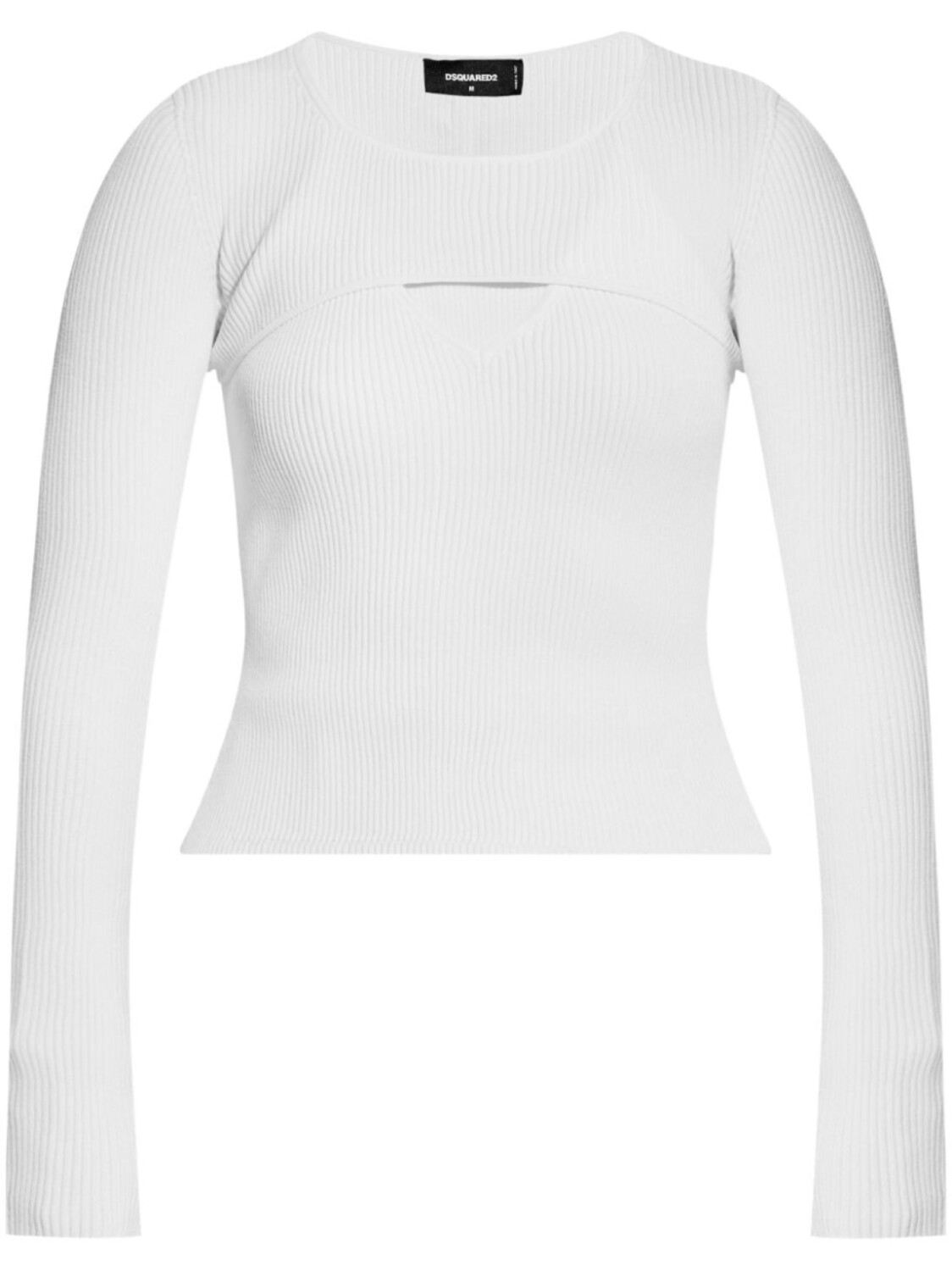 

Dsquared2 dSQUARED2 ребристый верх, белый