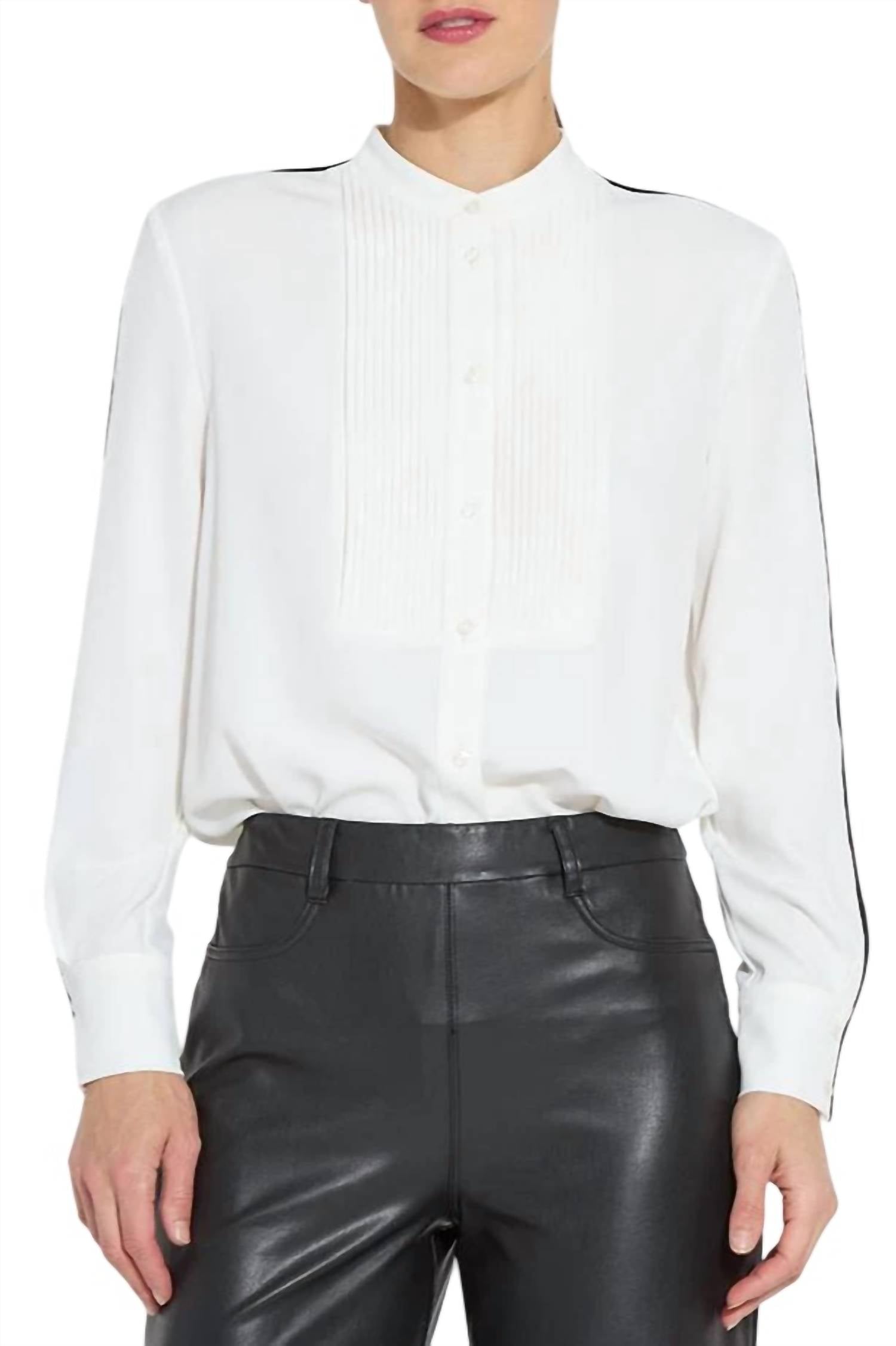 

Женская рубашка Josephine Tuxedo в цвете off-white Lysse