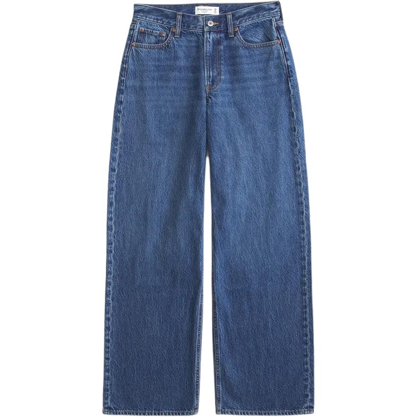 

Abercrombie＆Fitch Джинсы женские темно-синие