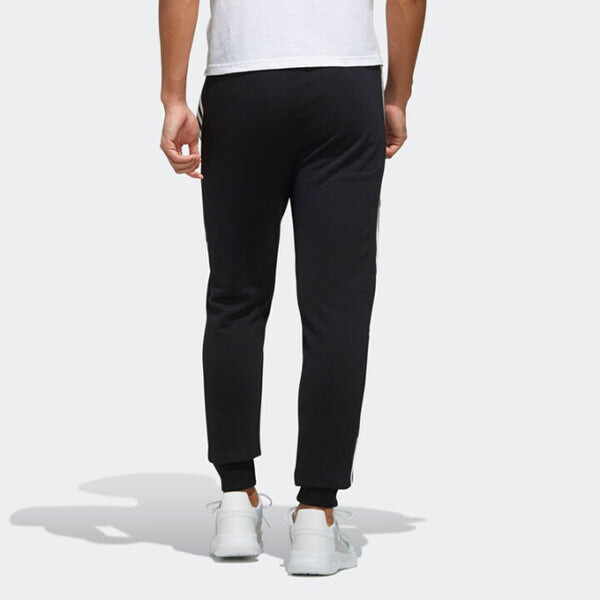 Спортивные штаны adidas neo Side logo Printing Slim Fit Casual Sports Long Pants Black, черный — фото 4