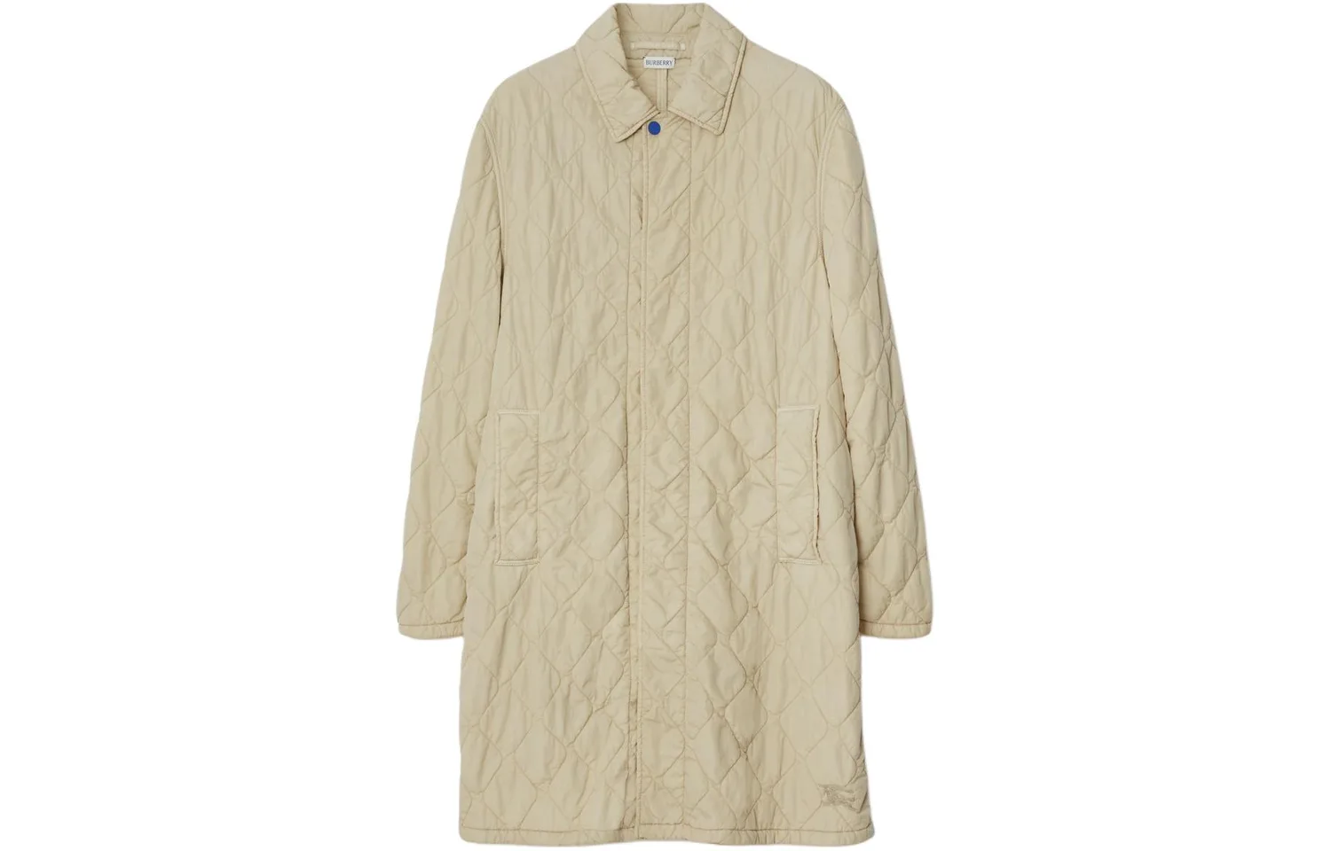 Средняя стеганая куртка Burberry, Soap White