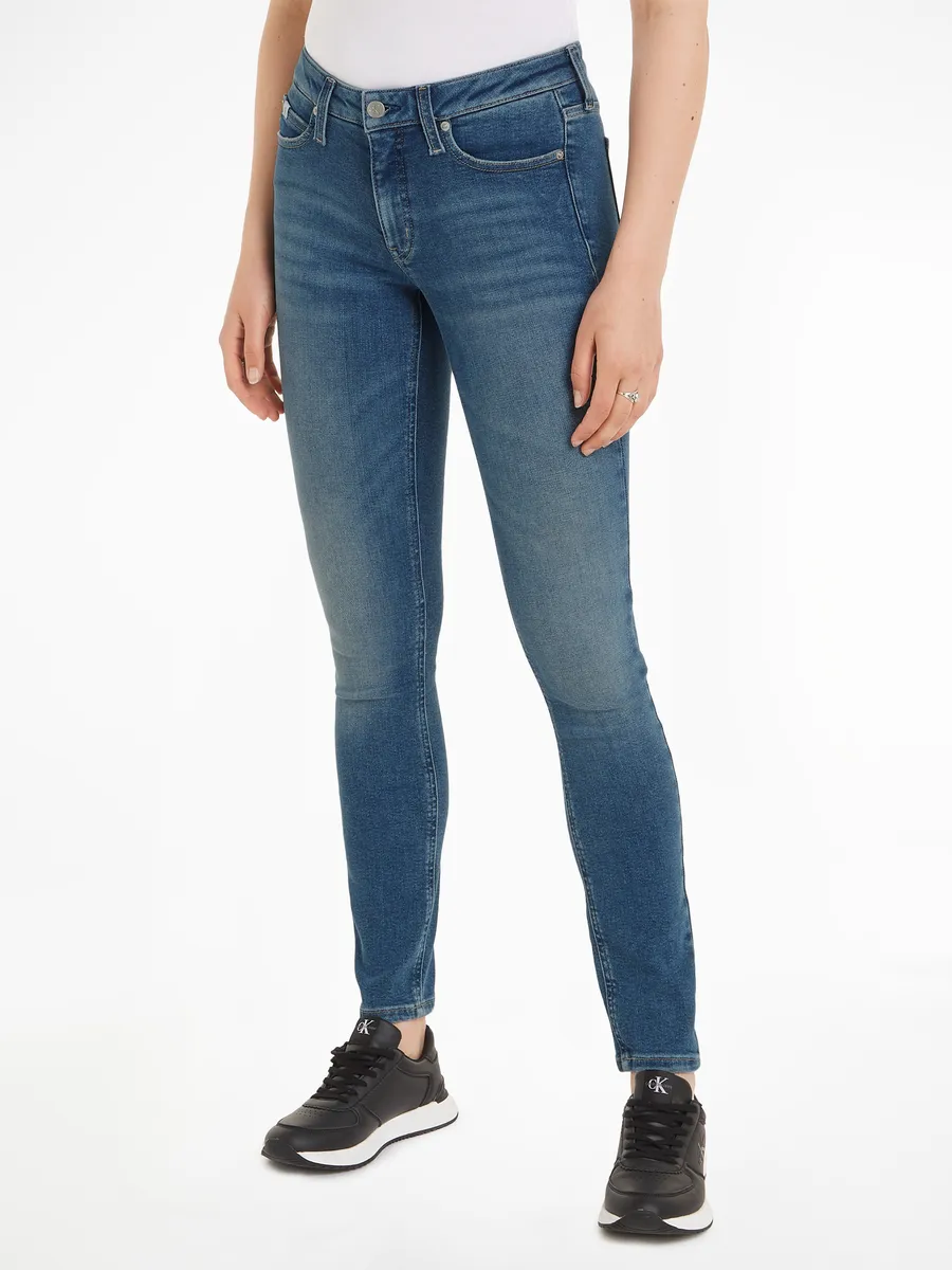 

Джинсы скинни Calvin Klein Jeans "MID RISE SKINNY", джинсовый