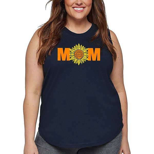 

Футболка женская plus size с принтом - мама подсолнух La Pop Art, Navy, Синий, Футболка женская plus size с принтом - мама подсолнух La Pop Art, Navy