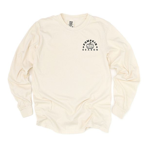 

Вышитая тыква сезон pumpkin garment dyed лонгслив Simply Sage Market, Ivory