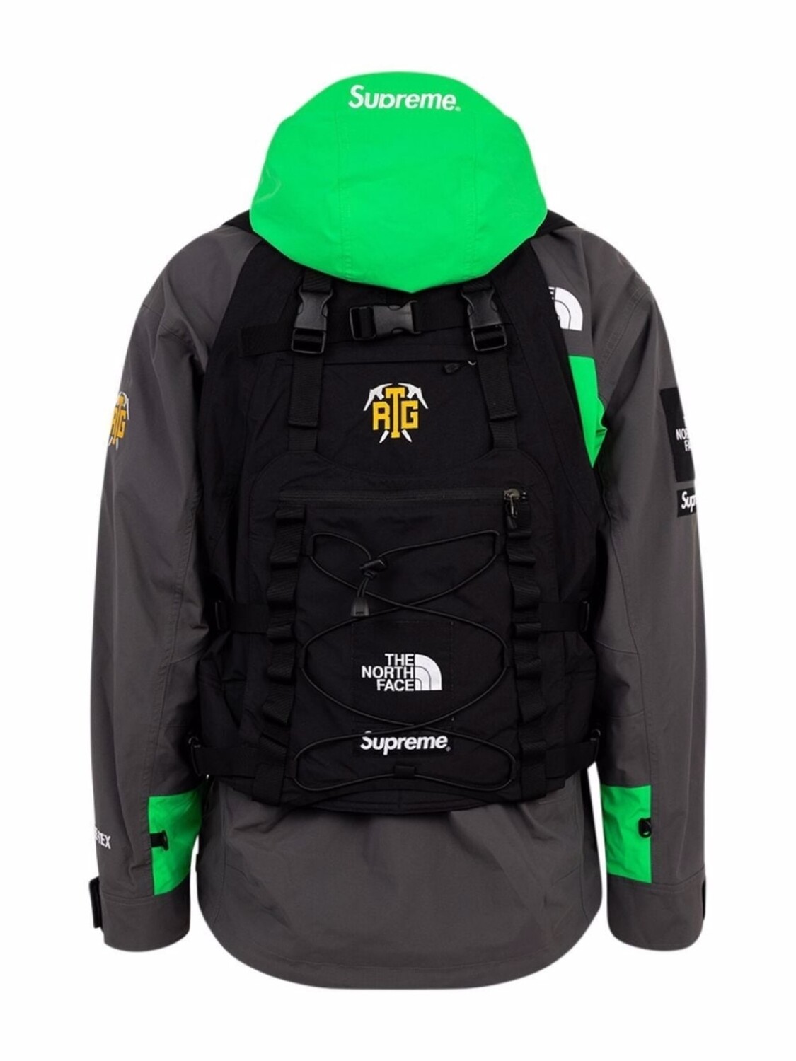 Куртка из коллаборации с The North Face Supreme, черный — фото 2
