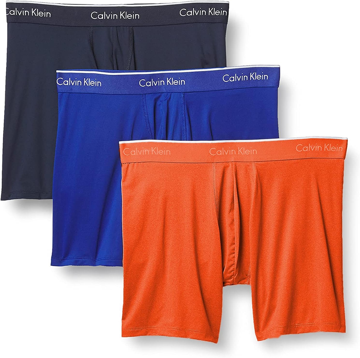 

Мужские трусы-боксеры Calvin Klein из микрофибры стретч, 3 шт., Blue(Np2033-432)/O_O