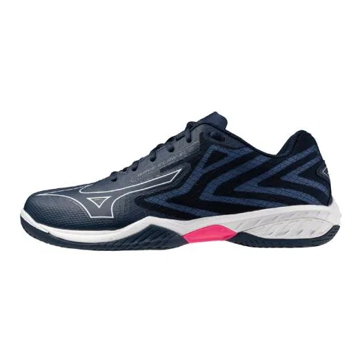 Бадминтонные кроссовки «Wave Claw EL2» от Mizuno, Navy X White X Pink