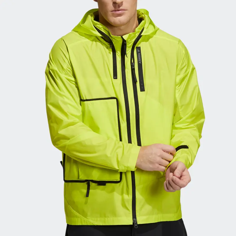 Adidas Куртка мужская лаймовая, Tamarind Green/Yellow — фото 2