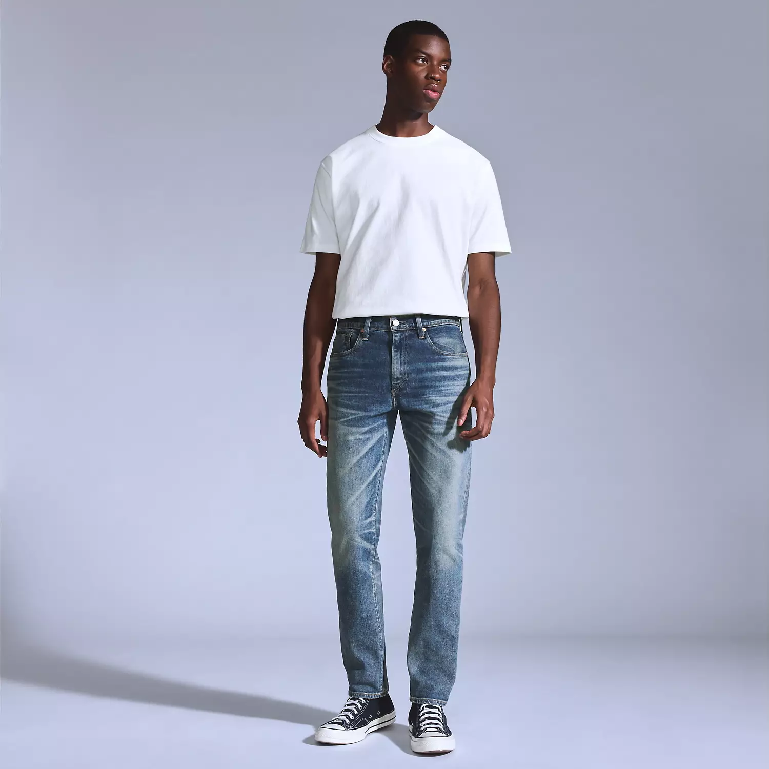 

502 Зауженные мужские джинсы Levi's, цвет Ripple - Medium Wash