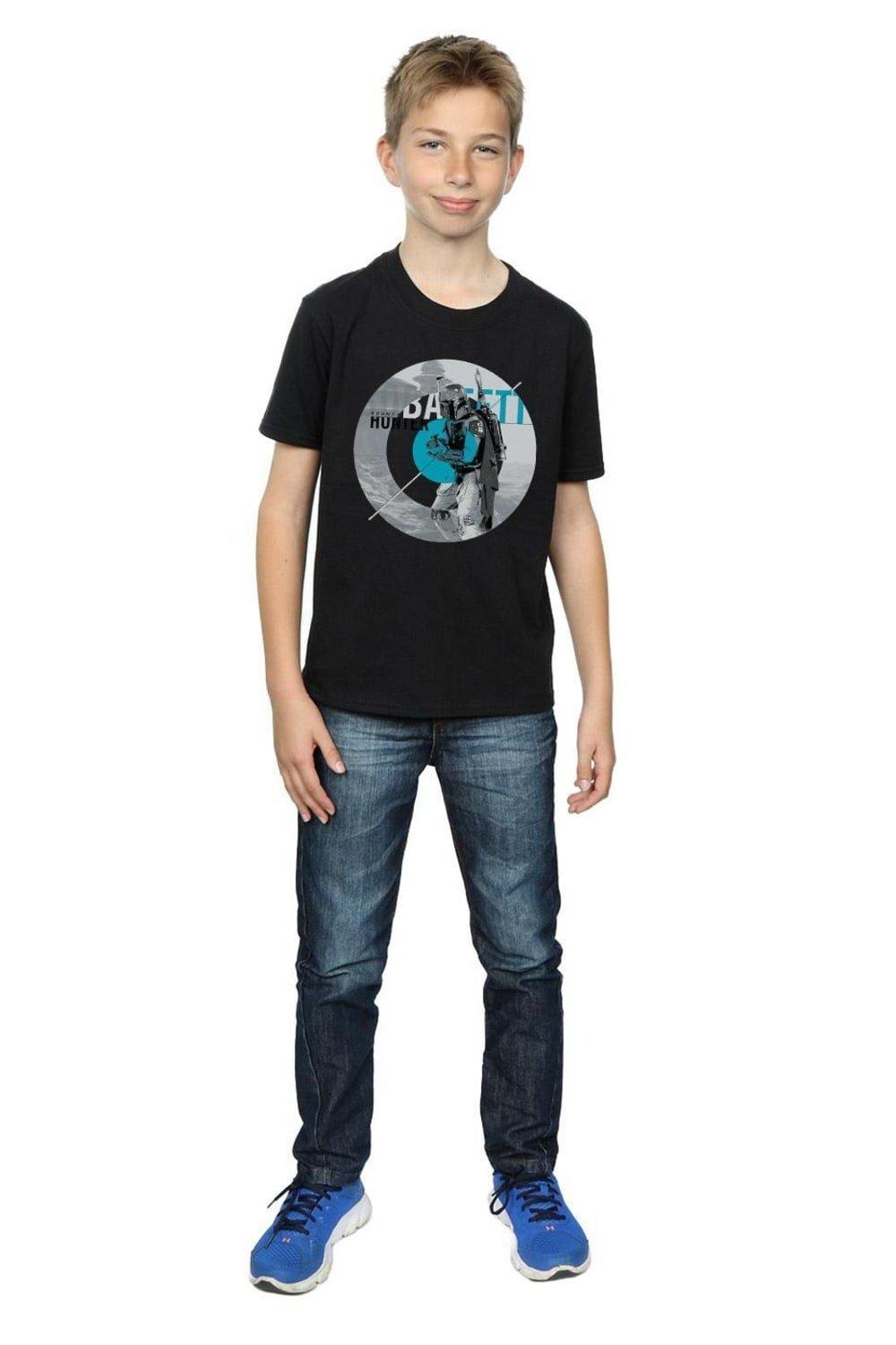 

Футболка «Круг охотника за головами» Бобы Фетта Star Wars, черный