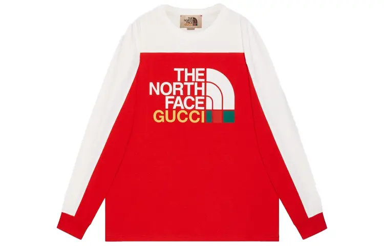 

Футболка мужская The North Face X The North Face красная Gucci, красный