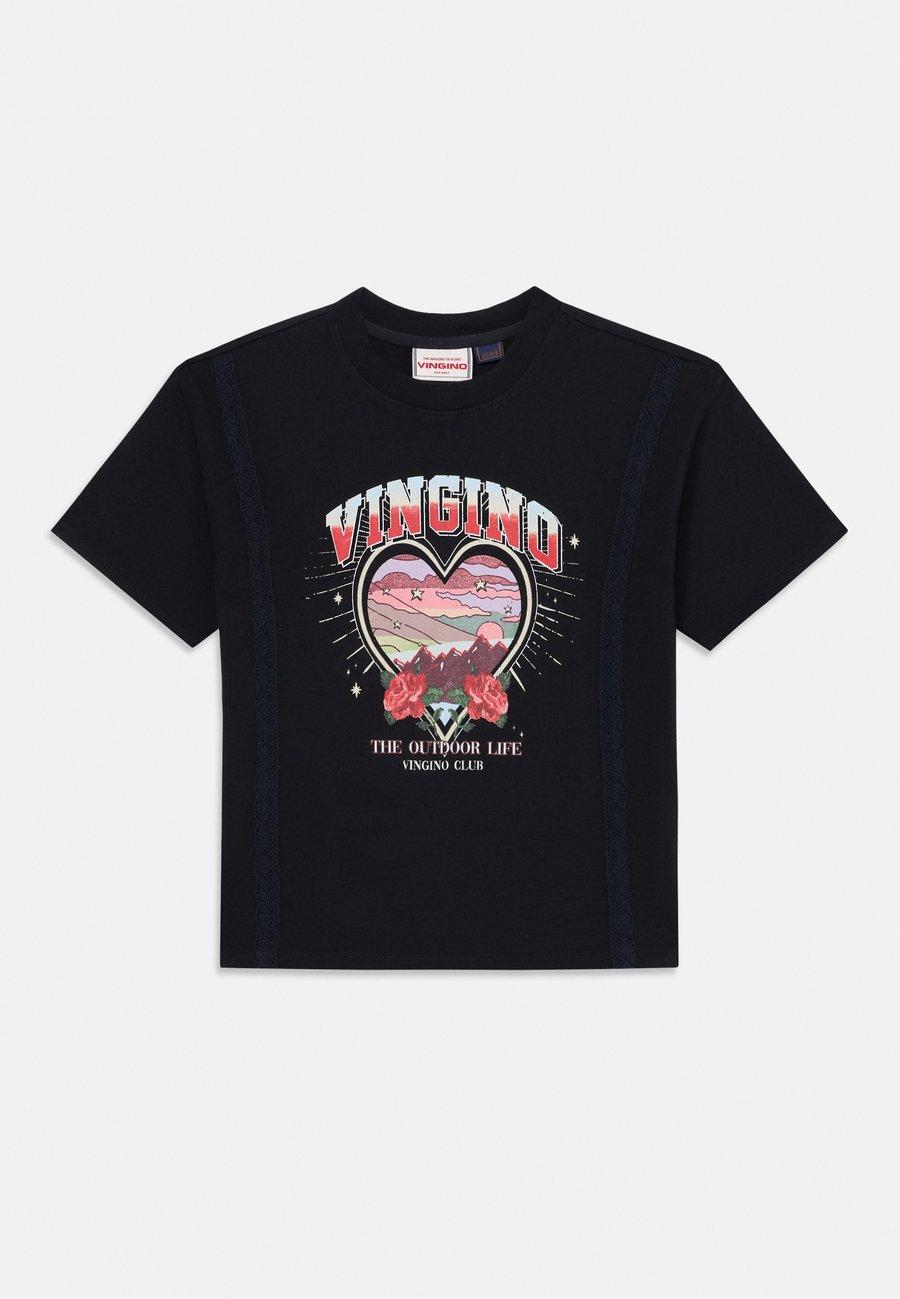 Футболка Vingino HEMMA, Washed Black/Black