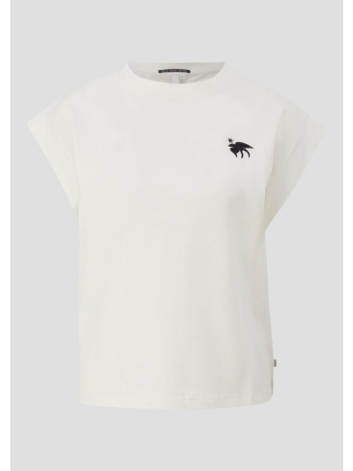 

Футболка в цвете 02D0_ecru QS, Бежевый, Футболка в цвете 02D0_ecru QS