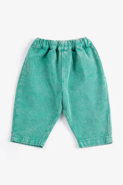 Штаны спортивные детские из хлопка Since 09 Bobo Choses, бирюзовый — фото 2